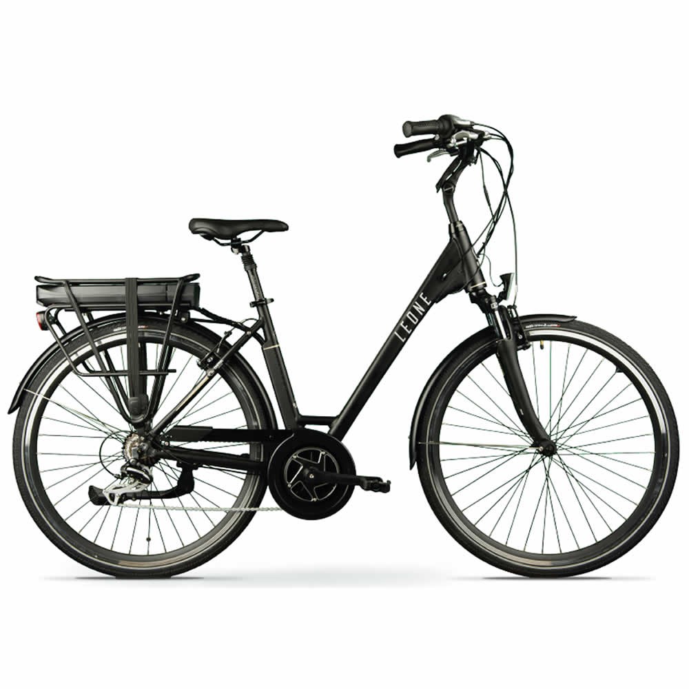 Sermón Alacena Descendencia Bicicleta eléctrica de paseo 28" motor central LEONE HUNTER