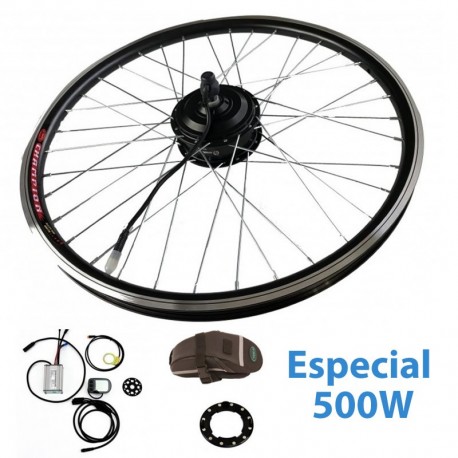 Kit para bicicleta eléctrica 29” 500W rueda trasera tipo cassette