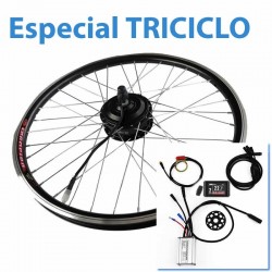 Kit motor para bicicleta eléctrica 20” ESPECIAL TRICICLO